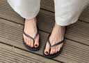 havaianas哈唯纳Top炫彩夹脚人字拖女夏海边平底拖鞋情侣款 0090-火耀黑 41-42 巴西码 实拍图