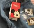迪士尼（Disney）童装男女童牛仔裤儿童防蚊裤夏 迪三格奇-深蓝   110    实拍图