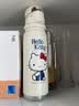 杯具熊（BEDDYBEAR）锐气双饮学生保温杯带吸管儿童水杯大容量运动水壶600ML牛仔kitty 实拍图