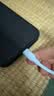 ANKER安克充电线苹果【MFi认证】适iPhone11/12/13/14手机Type-C转Lightning60W快充亲肤数据线 0.9m蓝 实拍图