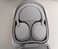 索尼（SONY）WH-1000XM5 头戴式无线蓝牙降噪耳机 AI主动降噪 网课游戏生日七夕情人节礼物送男女友学生孩子 铂金银 实拍图