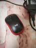 罗技（Logitech）M185鼠标 无线鼠标 办公鼠标 对称鼠标 黑色红边 带无线2.4G接收器 实拍图