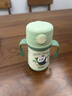 膳魔师（THERMOS）儿童水杯吸管保温保冷杯礼盒带杯套316L不锈钢超轻幼儿上学杯TCKC 实拍图