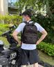 安踏（ANTA）书包双肩包男2026新款初中高中学生大容量高颜值旅行电脑男生背包 黑色-21升【大容量超轻便】 实拍图