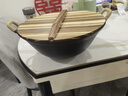 夏老大非遗生铁锅 铸铁炒锅古法无涂层物理不易粘炖锅圆底双耳炒菜锅36 实拍图