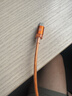 品胜[冰川透明]苹果17数据线type-c充电线双头PD60W快充车载适用iPhone16/15手机平板iPad笔记本橙 实拍图