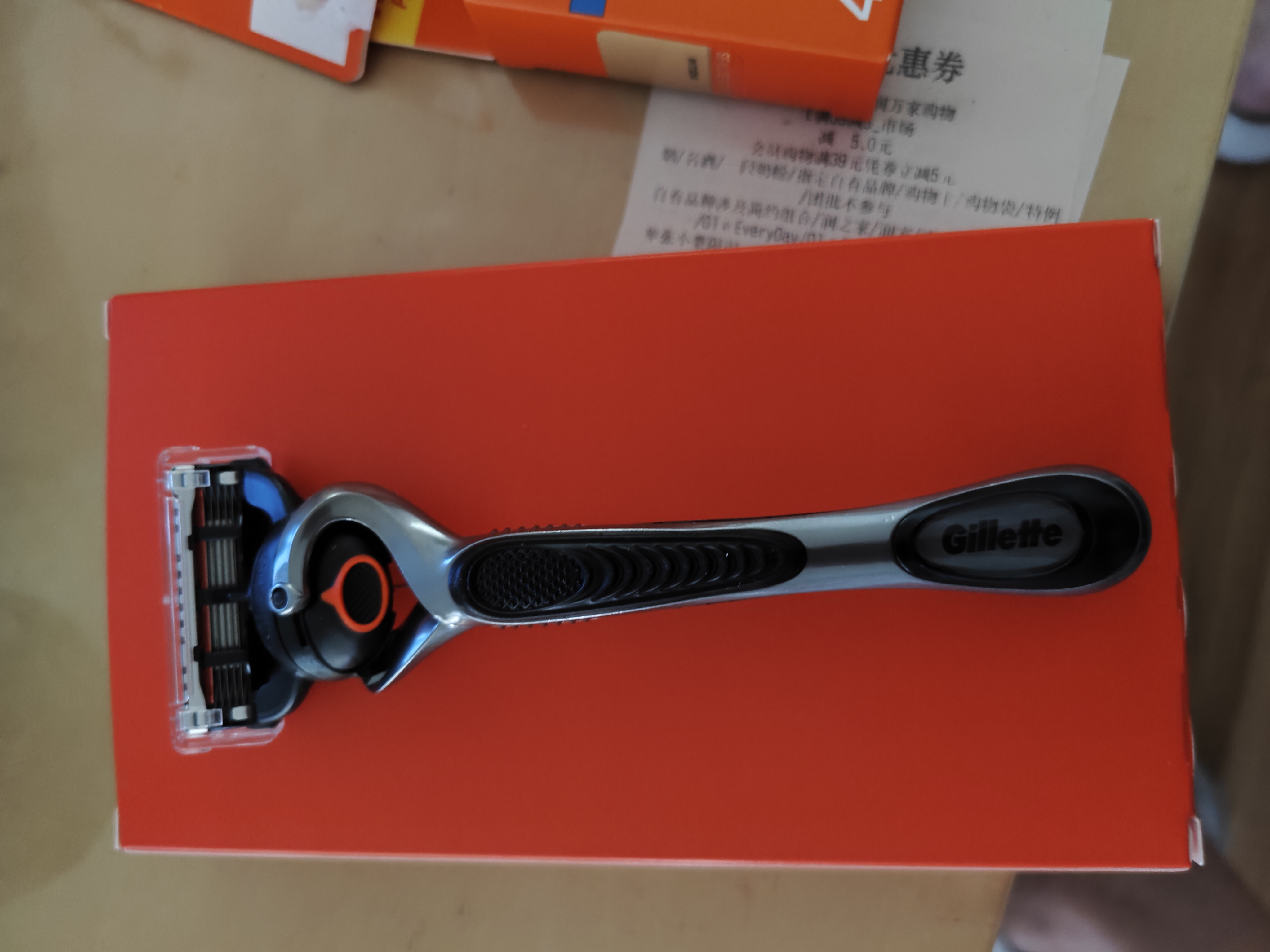 吉列Gillette锋隐致顺5层剃须刀1刀架5刀头礼盒原装进口手动刮胡子旅行便携送沥水底座礼物吉列剃须刀刮胡刀手动 实拍图
