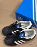 adidas T头鞋 K 74复古风薄底运动鞋平底鞋男女阿迪达斯三叶草   黑色/亮白/树脂黄(推荐脚型偏胖选大半码)   37 实拍图