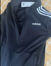 adidas休闲舒适三条纹立领夹克外套男装秋季阿迪达斯官方轻运动 黑色/白（推荐选大一码）   M 实拍图