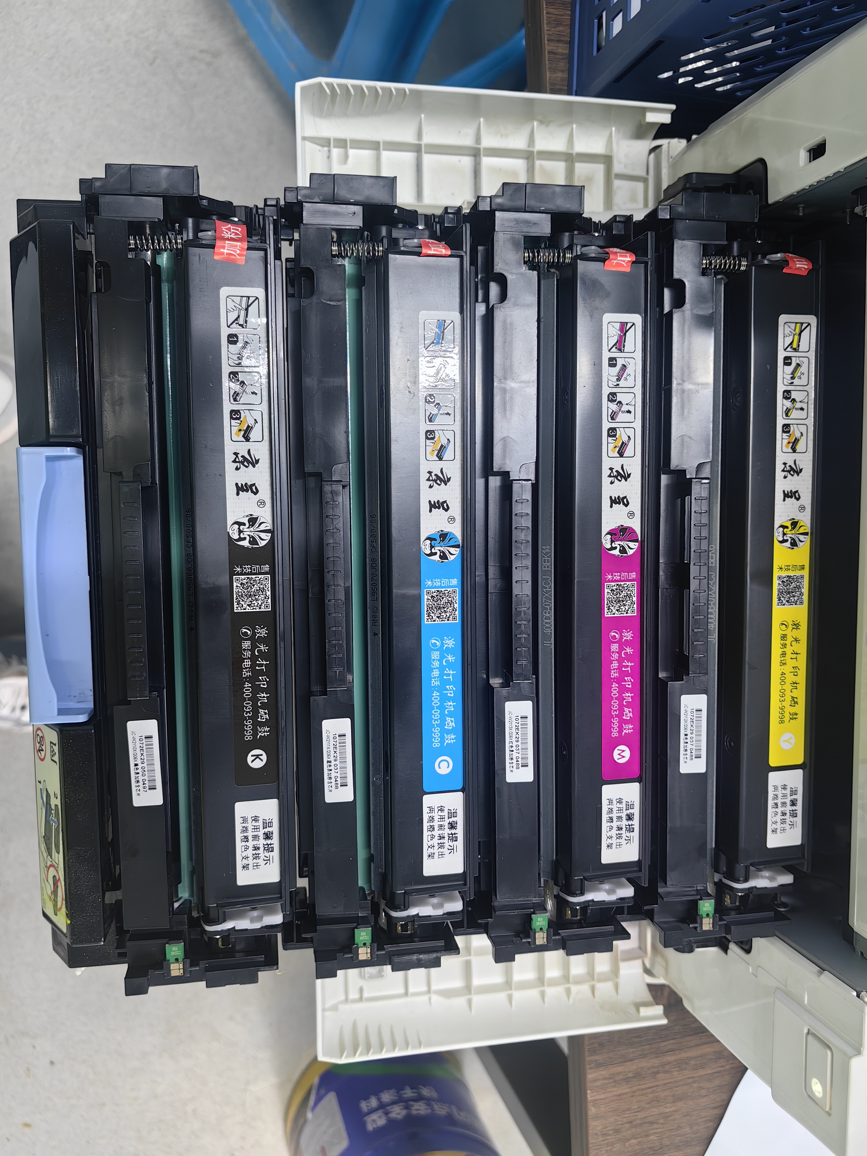 京呈W2110X黑色大容量带芯片适用惠普M283fdw硒鼓M283fdN/cdw打印机墨盒hp mfp M255dw M183FW M282nw彩色墨粉盒 实拍图