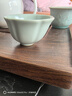 东道汝窑河南非遗茶杯主人杯陶瓷功夫茶具开片可养品茗中葵饮杯天青色 2026年丙午款 实拍图