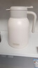 膳魔师（THERMOS）保温壶玻璃内胆家用大容量便携宿舍暖水壶热水瓶TEHA/TEHD TEHD-米白色【热卖推荐】 1.48L 实拍图