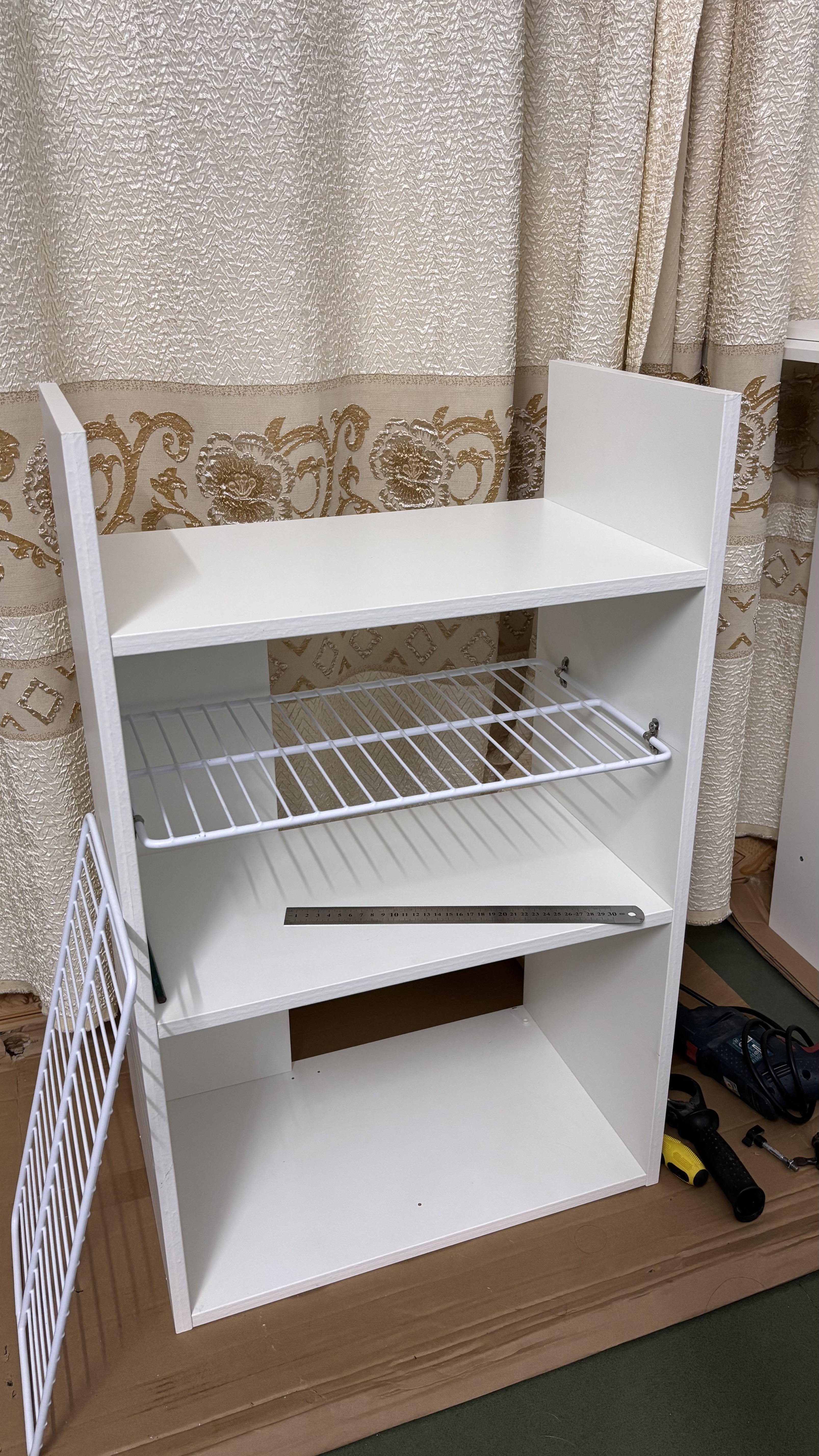 宜家（IKEA）巴格布单门储物柜客厅靠墙落地收纳柜 白色带门单柜 实拍图