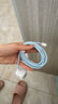 倍思苹果充电线双头type-c数据线PD100W适用iPhone17Promax/16e/15手机Mac电脑iPad华为荣耀小米2m蓝 实拍图