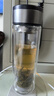【京东物流配送】高硼硅双层玻璃杯大容量泡茶杯水杯子茶水分离杯 【双层加厚】茶杯350ml1只 实拍图