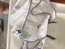 babycare宝宝吃饭罩衣儿童围兜婴儿反穿衣防脏辅食围裙 无花果假日 100码 实拍图