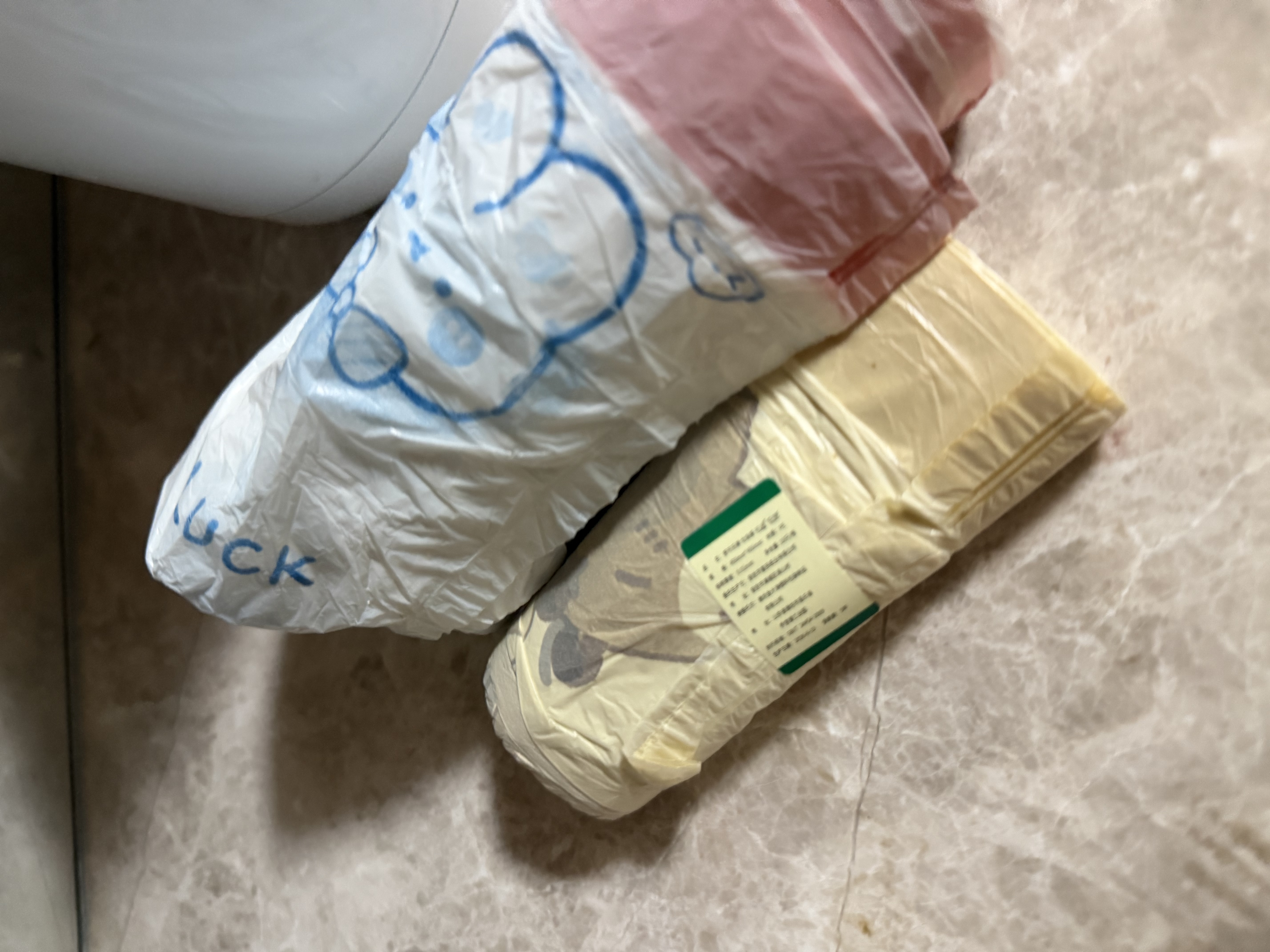 Jepoo 手提抽绳垃圾袋加厚彩色断点式45cm*50cm大容量垃圾桶袋 10卷150支 实拍图