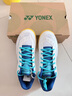 尤尼克斯（YONEX）羽毛球鞋yy入门级训练减震动力垫男女SHB101CR 白/蓝42码 实拍图