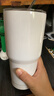 畅印冰霸杯保冷杯子ins高颜值夏季304不锈钢大容量保冰杯车载咖啡杯 冰霸杯304不锈钢白色+奶茶贴纸 不锈钢吸管+吸管刷 实拍图