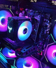 乔思伯（JONSBO）CR-1400E彩色版 CPU风冷散热器(4热管/七彩光效/PWM风扇/127mm/多平台/附硅脂) 实拍图