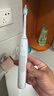 飞利浦（PHILIPS）声波电动牙刷钻石3系 5倍洁齿5种模式 洁净亮白2刷头 生日礼物送男士/女友 HX5181/01白 实拍图