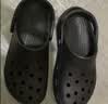 卡骆驰（CROCS）新款厚底云朵洞洞鞋送女友礼物 206750 黑色   36-37 实拍图