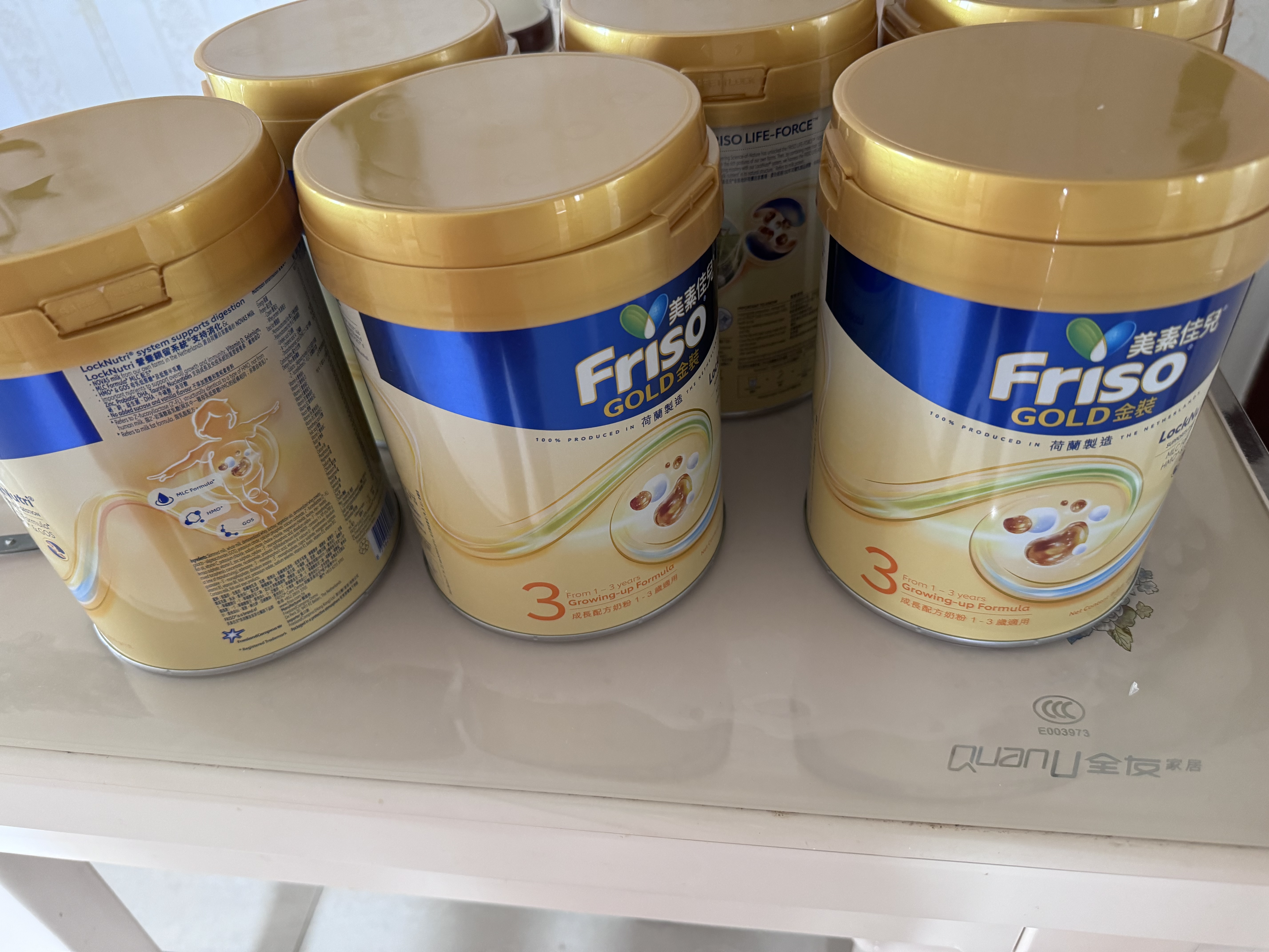 Friso美素佳儿港版金装幼儿配方奶粉3段800g*6罐/箱（1岁+）6HMO易消化 实拍图