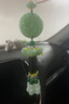 迪加伦 出入平安貔貅汽车挂件车内饰品后视镜挂饰创意男士女款平安符福字绿玉石琉璃吊坠【礼盒装】 实拍图
