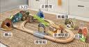 Hape(德国)小火车轨道玩具木质拼插开心农场收纳套3岁+儿童礼物E3772 实拍图