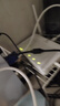 山泽六类屏蔽网线 1米千兆宽带连接线 CAT6类工程家用电脑网络线8芯双绞抗干扰成品跳线 黑色SF6010 实拍图