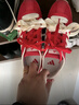adidas「面包鞋」COURTIC经典运动板鞋平底鞋男女阿迪达斯三叶草   浅绿/奶油白   41 实拍图