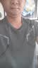 艾伦伯顿（Alen Botun）运动服套装男冰丝t恤跑步速干衣短袖夏季短裤健身训练羽毛球服 灰色两件套【冰丝 速干 透气】 L 【115-130斤】 实拍图