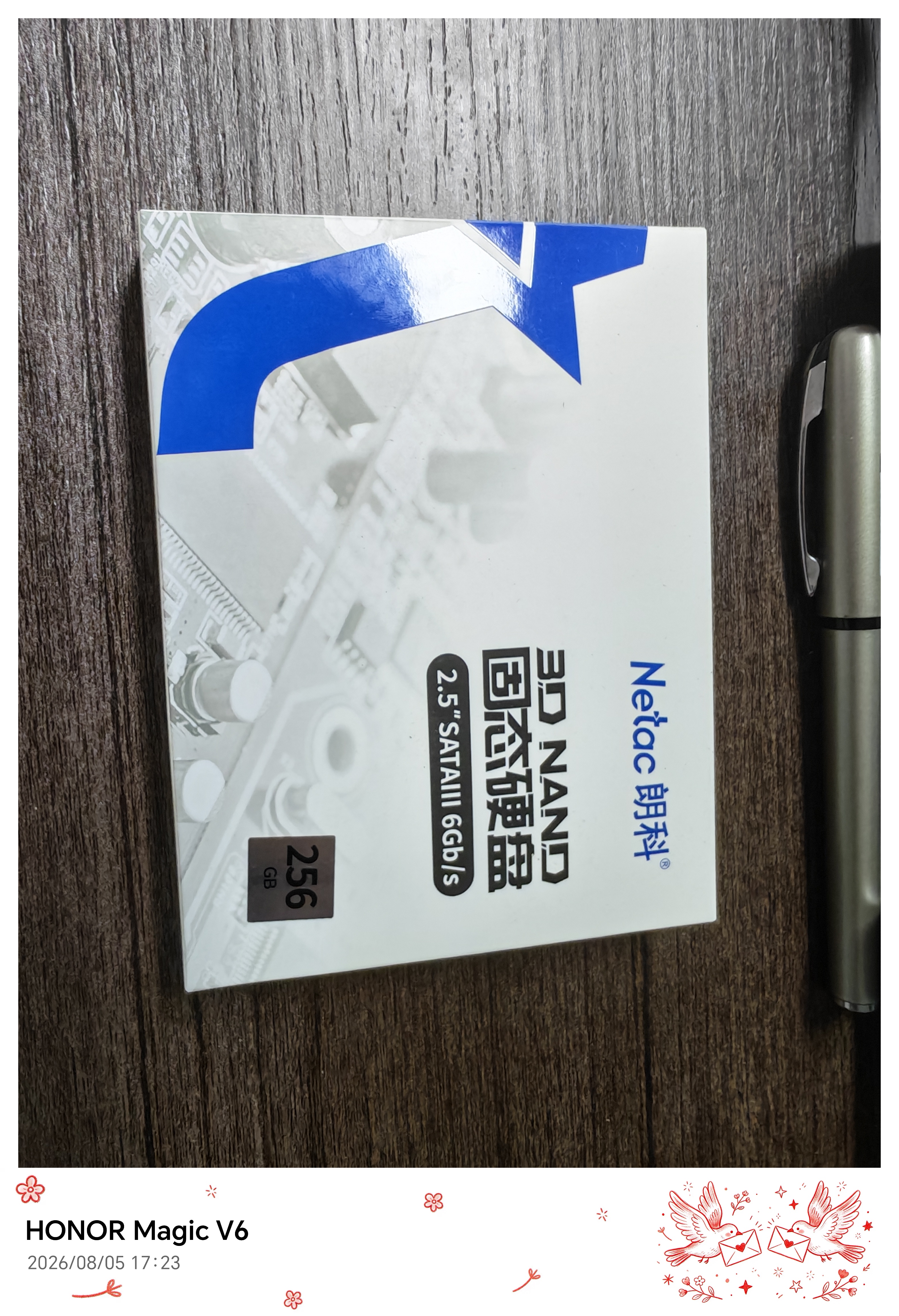 朗科（Netac）256GB SSD固态硬盘 SATA3.0接口 N550S超光系列 电脑升级核心组件 实拍图