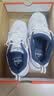 耐克轻便训练鞋秋季健身缓震老爹鞋NIKE AIR MONARCH 4 415445 102白色/金属银/深藏青 40.5 (255mm) 实拍图