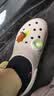 卡骆驰（CROCS）白鹿同款经典云朵洞洞鞋时尚百搭女鞋花园鞋|206750 石英粉-6UR(含智必星) 38 (240mm) 实拍图