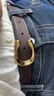 纳维凯尔（Navigare）【七夕情人节礼物】小帆船皮带牛皮休闲牛仔裙裤带送女友送老婆 实拍图