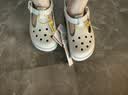 卡骆驰（CROCS）经典玛丽珍芭蕾洞洞鞋|210581 亚麻色   36 /37(220mm) 实拍图