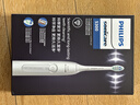 飞利浦（PHILIPS）【七夕情人节礼物】声波电动牙刷钻石3系 5倍洁齿5种模式 洁净刷头*2 送男/女友 HX5161/05抹茶绿 实拍图