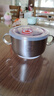 onlycook316儿童辅食饭碗 带盖带把手双耳汤碗不锈钢双层宝宝餐具-大号 实拍图