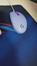 罗技（Logitech）M221轻音鼠标 无线鼠标 办公鼠标 对称鼠标 带无线微型接收器 茱萸粉 实拍图
