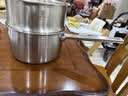 莱德斯316L不锈钢锅炒锅煎锅奶锅汤锅加厚家用无涂层燃气灶电磁炉适用 【316L五层钢】奶锅 18cm 实拍图