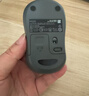 罗技（Logitech）M220 轻音鼠标 无线鼠标 办公鼠标 对称鼠标 带无线微型接收器 灰黑色 实拍图