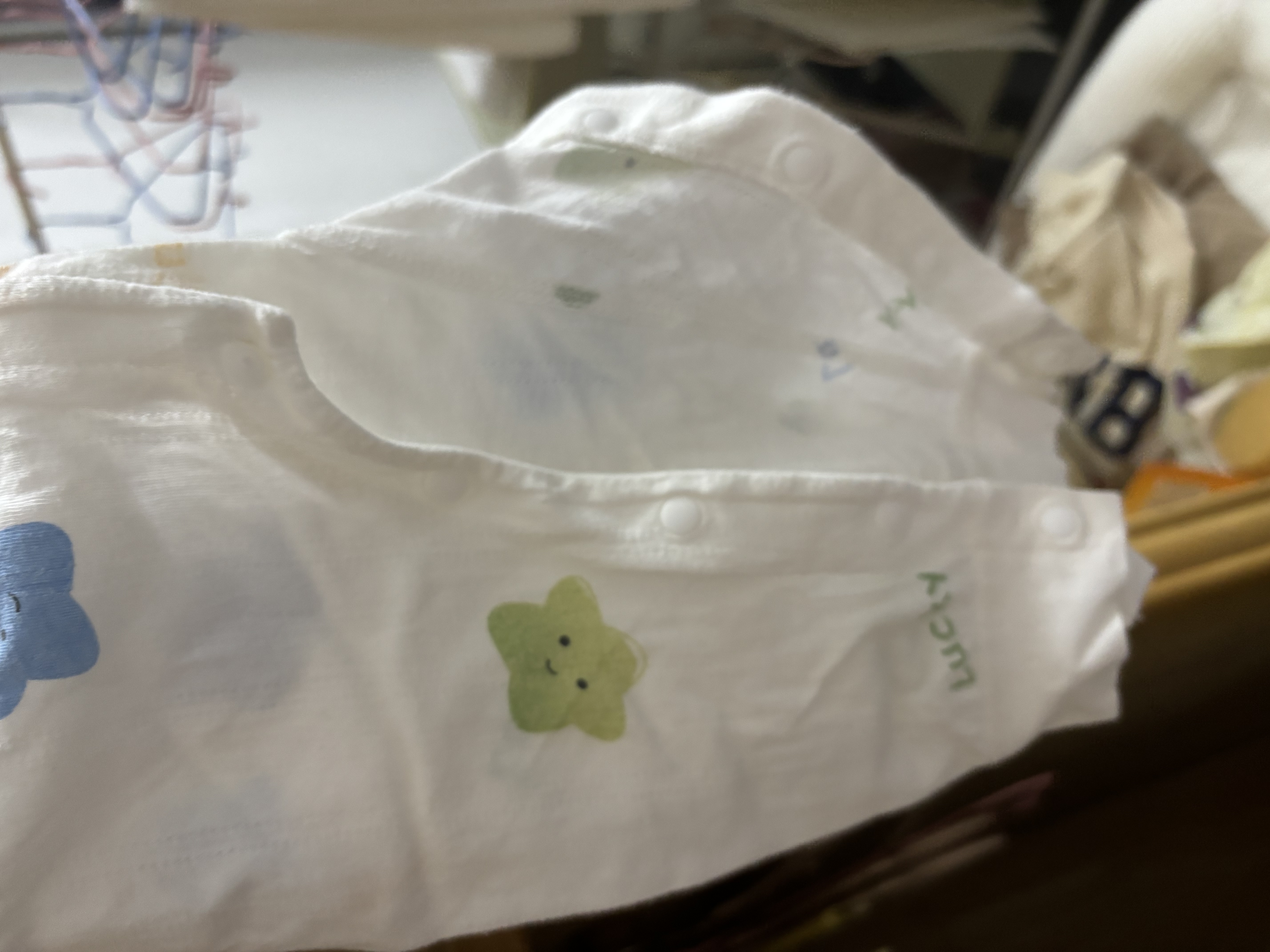 舒贝怡2件装婴儿衣服新生儿连体衣宝宝周岁哈衣春初秋纯棉爬服星星狗73 实拍图