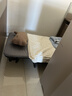 竹思乐折叠床单人床豪华硬板加厚四折床午休床行军床简易床办公室午睡床 加厚舒适棉豪华棉麻款70*190附8轮 四折 实拍图