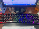 前行者GX 87/104键真机械手感游戏键盘鼠标套装有线静音薄膜键鼠台式电脑网吧笔记本办公背光USB外接外设 黑色-彩虹光键盘【加厚升级版】 实拍图
