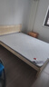零树 实木床主卧双人床家具【包安装】 1.5m*2m床+5cm椰棕床垫 JY-004 实拍图