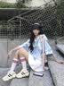 ZHR则则厚底8cm内增高女鞋复古轻便百搭运动老爹鞋女新款阿甘休闲鞋女 实拍图