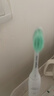 飞利浦（PHILIPS）【七夕情人节礼物】声波电动牙刷钻石3系 5倍洁齿5种模式 洁净亮白2刷头 送男士/女友 HX5181/01白 实拍图