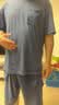 京东京造10A抗菌50支棉莫代尔凉感睡衣男士夏季新款短袖短裤家居服套装 实拍图