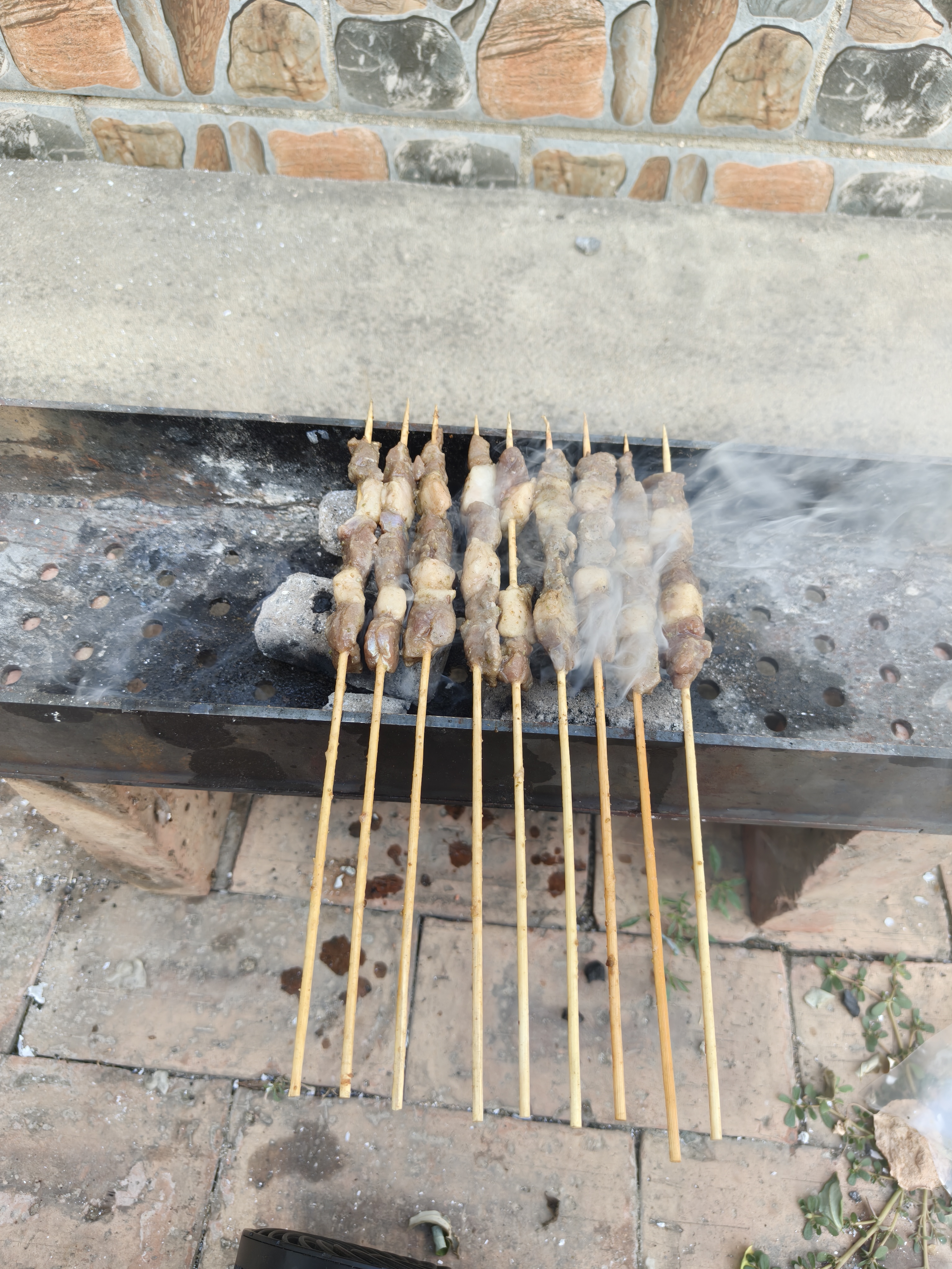 鲜京采内蒙古孜然羊肉串净重2斤 （约50串）露营户外烧烤 京东自有品牌 实拍图